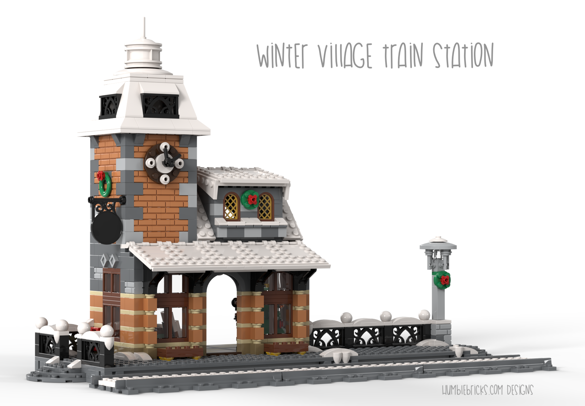 evigt Ren Arkæolog Customizing the LEGO Winter Village Holiday Main Street and Tram -  BrickNerd - All things LEGO and the LEGO fan community