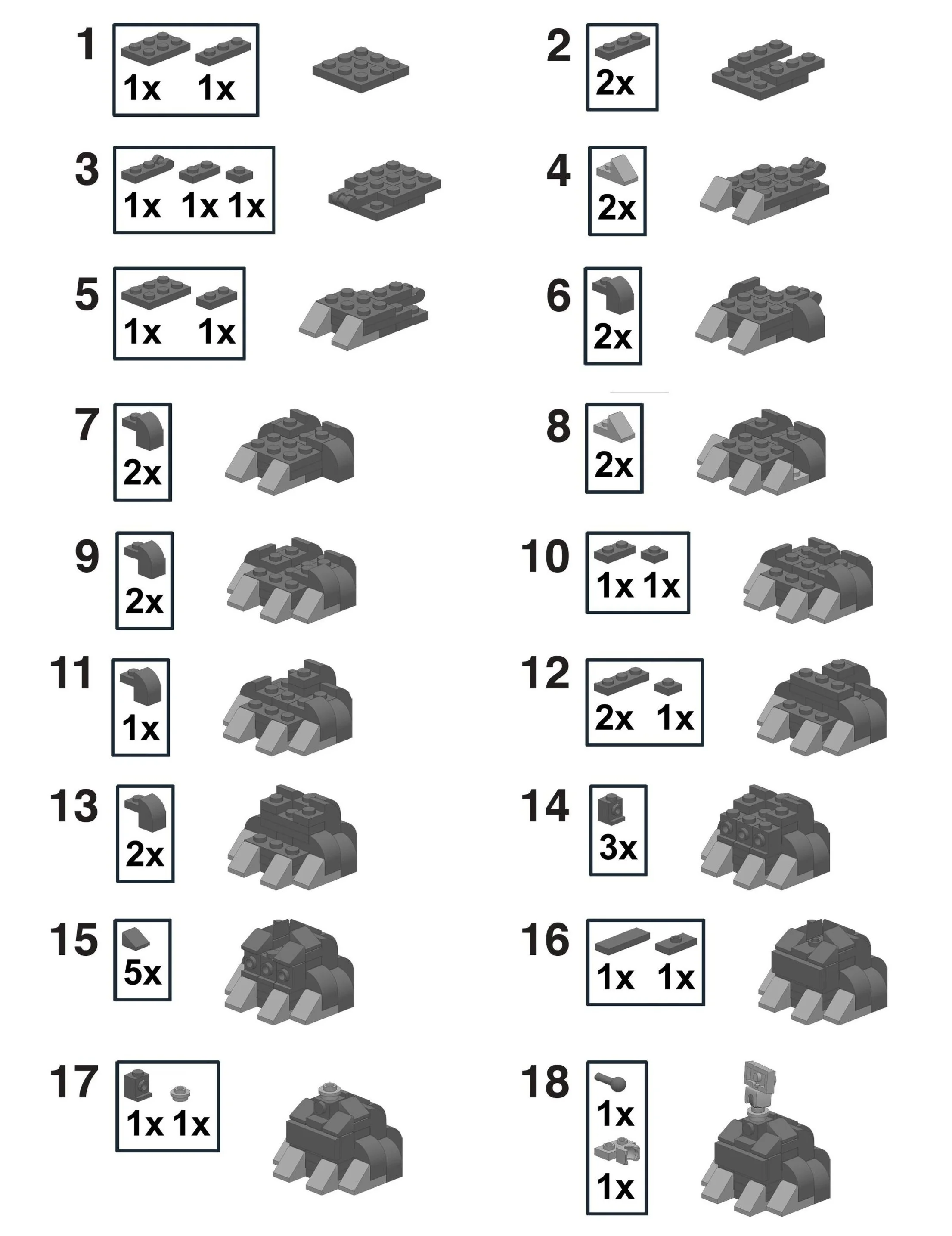 Sandman Lego Rhino Instructions Lego Rhino Instructions Hotsell