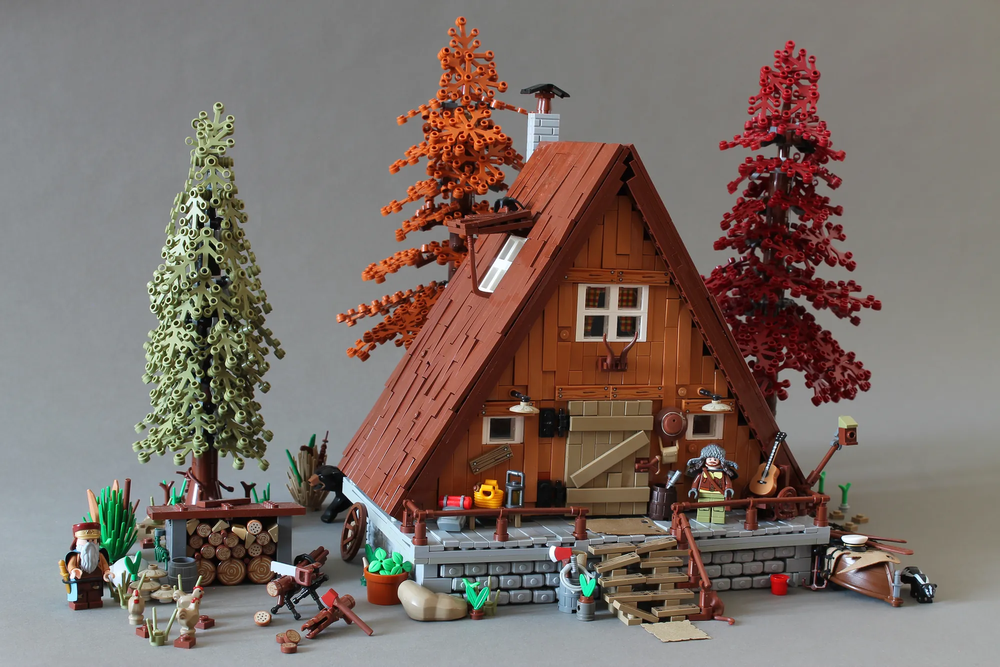 A Frame Cabin   LEGO Ideas Submission