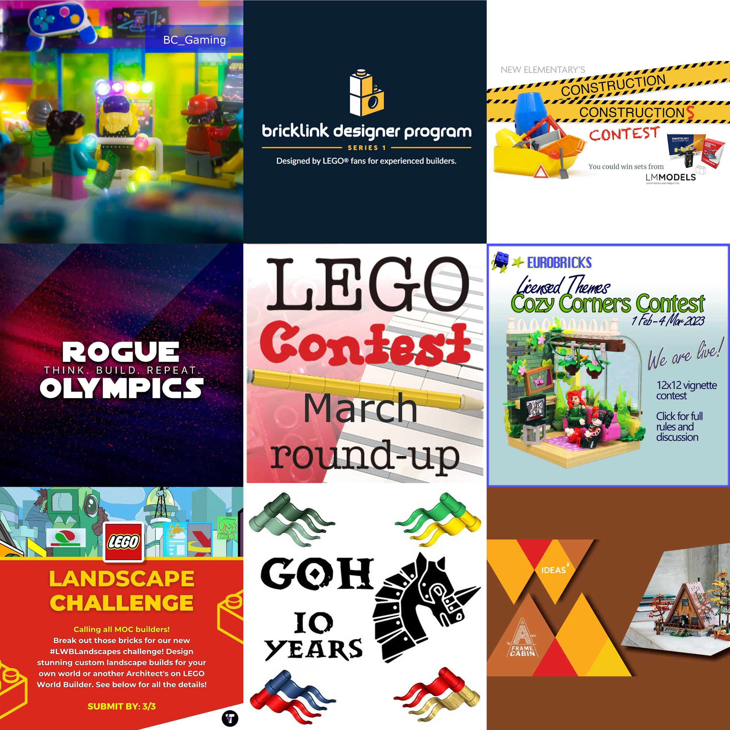 LEGO Contest Round-Up for March 2023