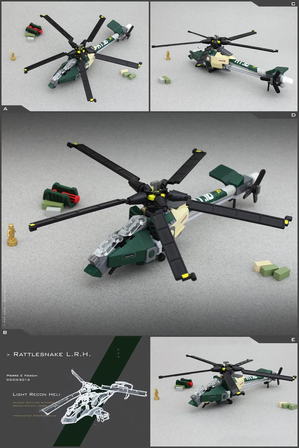  Pierre often use Modulex in his build to mess with our sense of scele. In both these images Modulex tiles are used as microscale containers. 