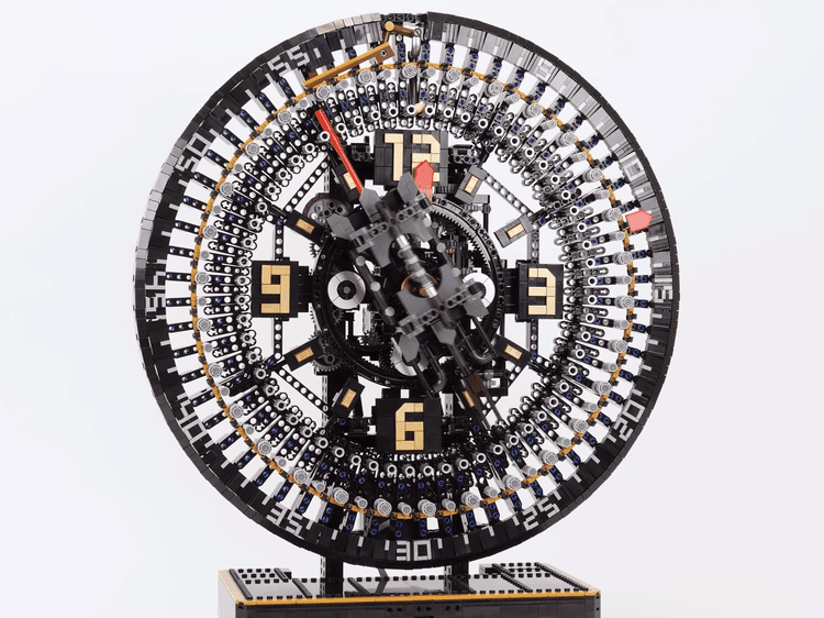 Tick Tock Clock: Working LEGO Clocks - BrickNerd - All things LEGO and ...