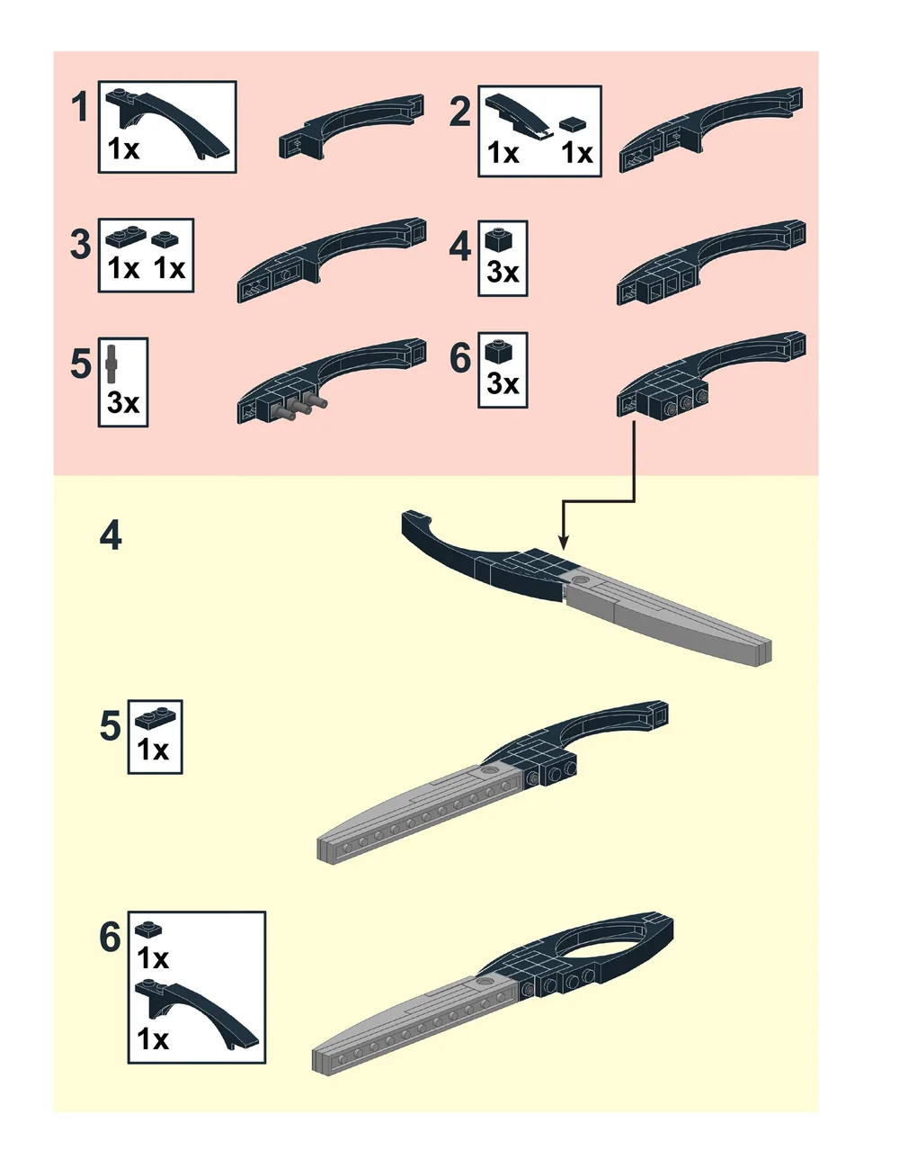 LEGO Art Supplies Instructions - Scissors 2 - BrickNerd.jpg