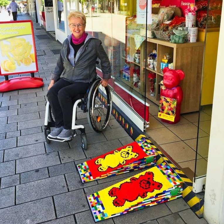 The German Grandma Creating LEGO Ramps to Access Buildings and Imagination
