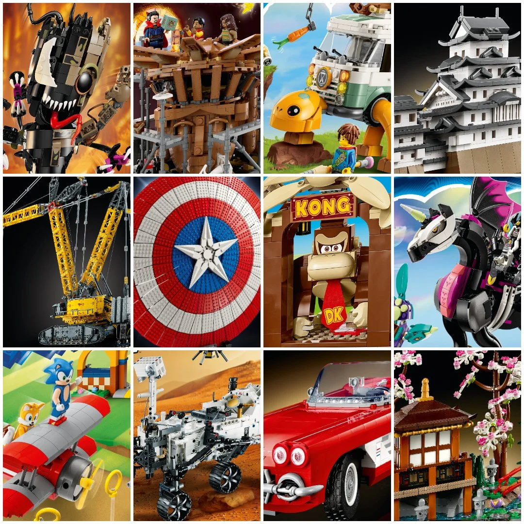 Massive Wave of New LEGO Sets for August 2023 Includes Technic, Architecture, Marvel, Sonic, Dreamzzz and More