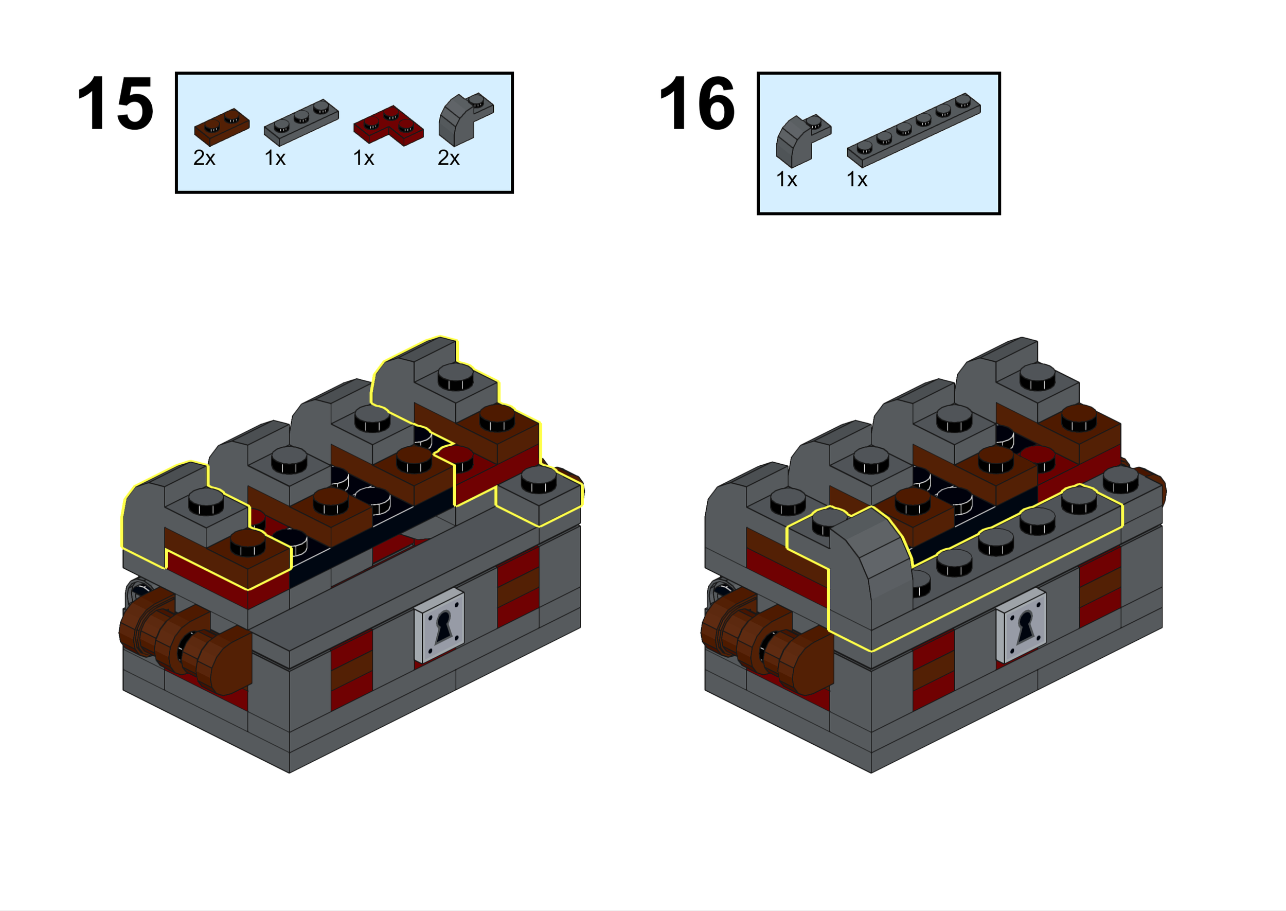 Mini Upscaled LEGO Treasure Chest Instructions - Page 9 - BrickNerd.png