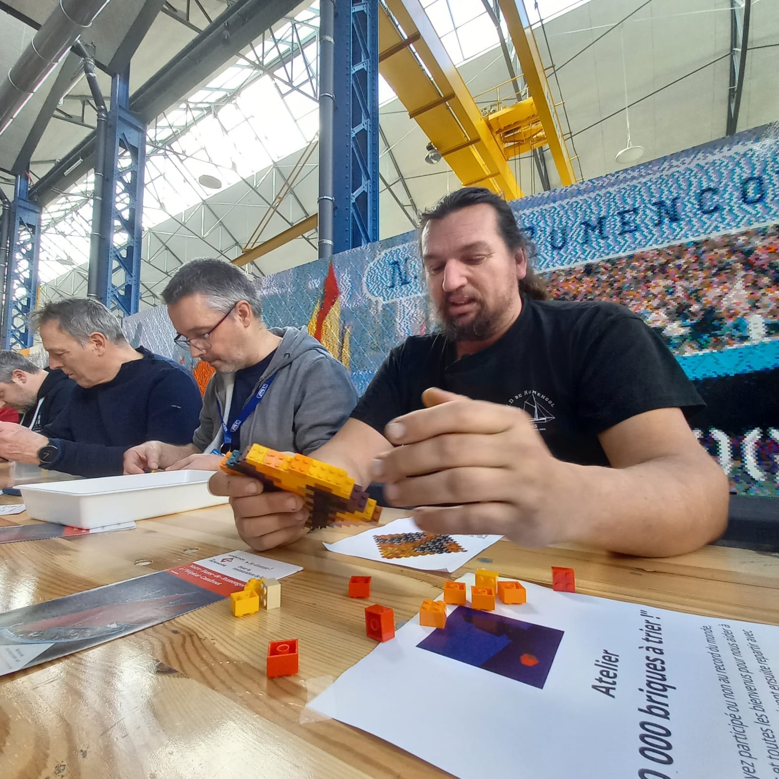 How to Build a World Record Vertical LEGO Mosaic