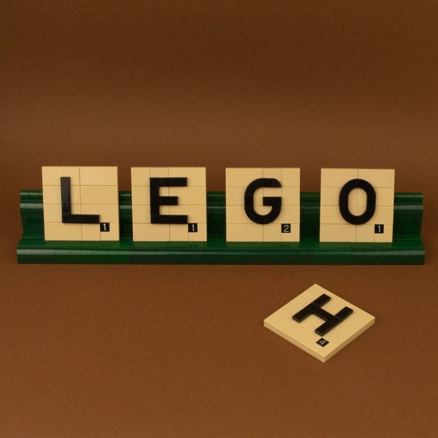 Brickographie: Hidden Words in LEGO MOCs