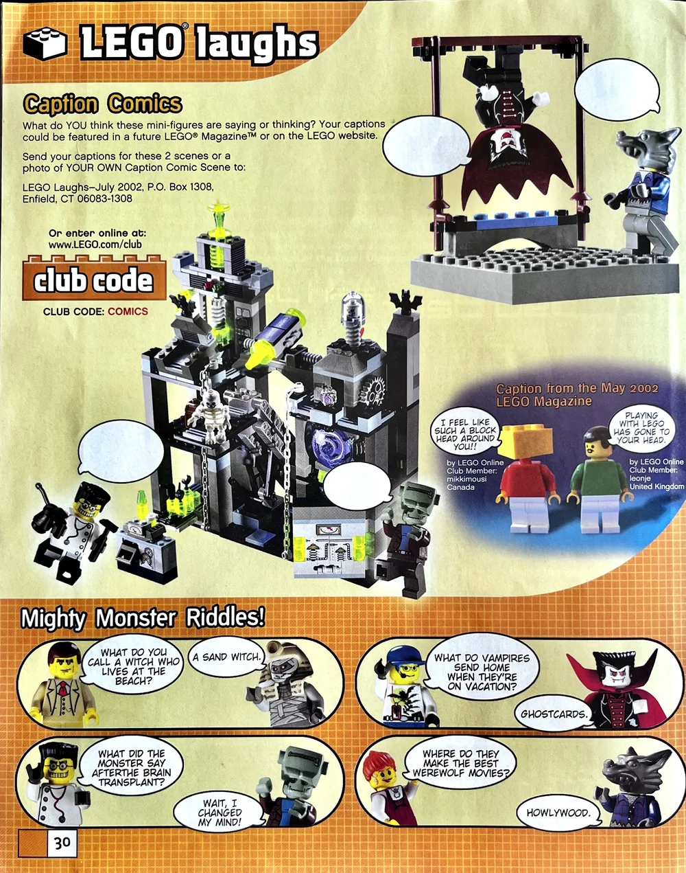   LEGO Magazine  July-August 2002 