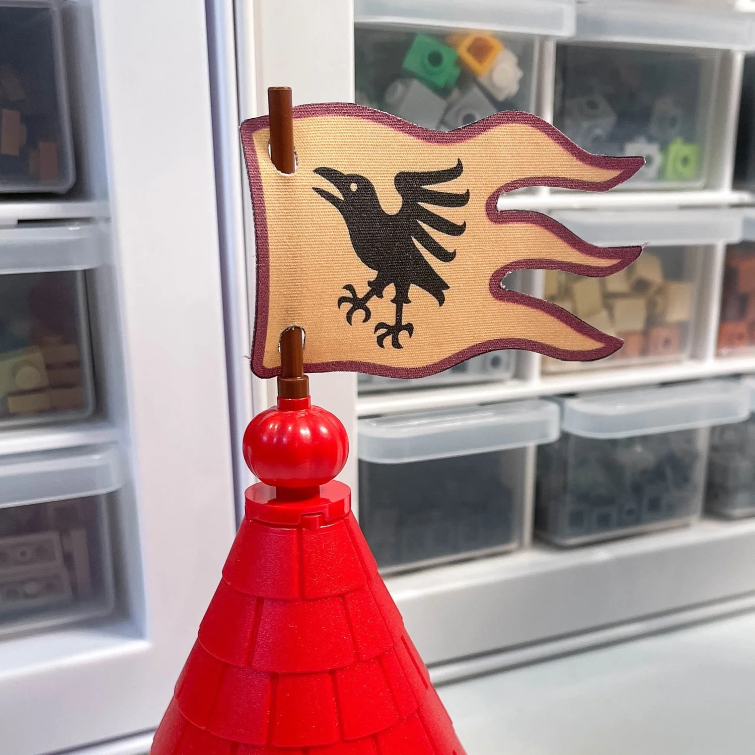 How To Make Custom Printed Cloth Flags for LEGO Projects