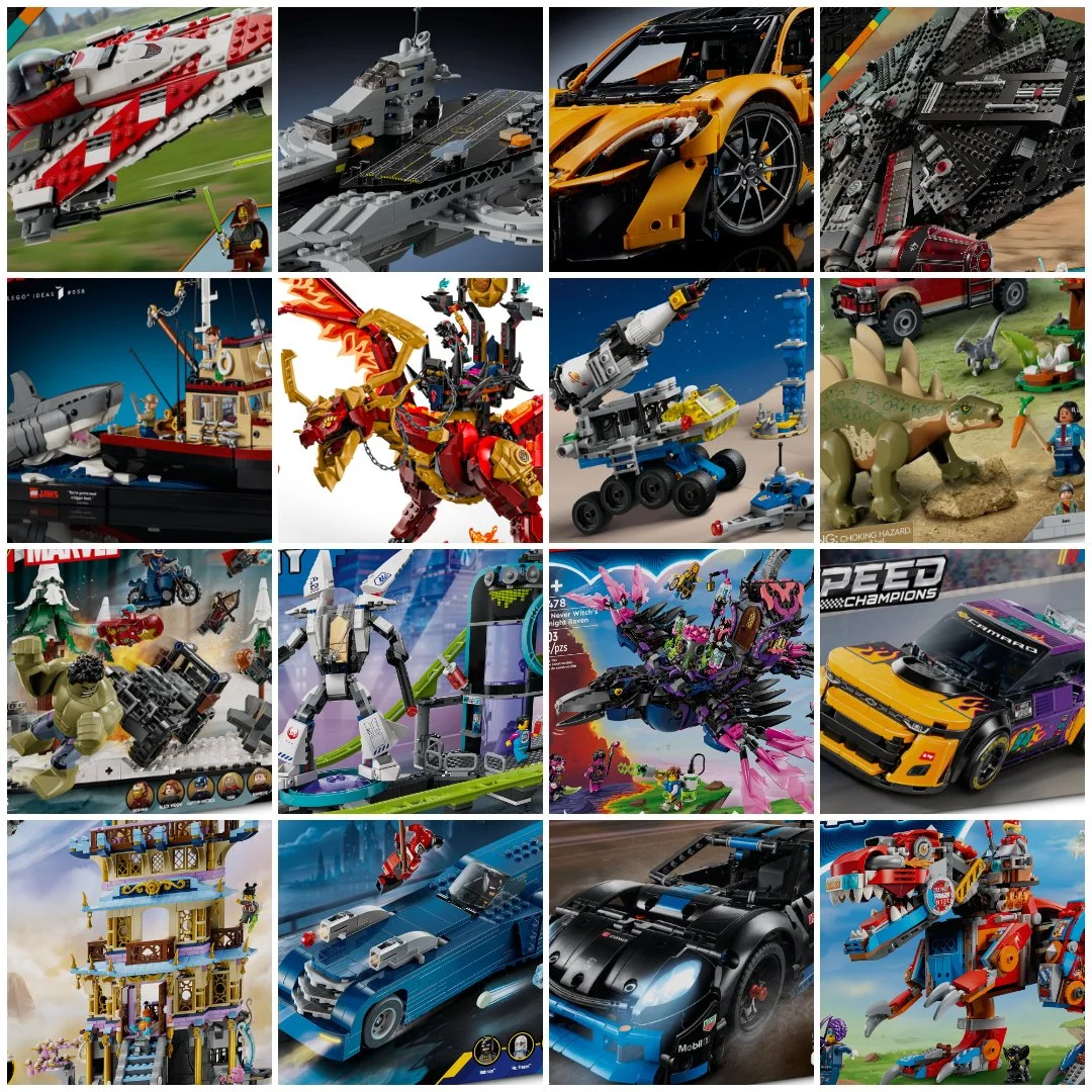 90+ New LEGO Sets for August 2024 Include Star Wars, Technic Cars, New Dinosaurs and More