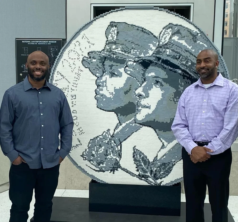  This commemorative coin was a commission the duo created for the NLEOMF - Source: Mel Brown 