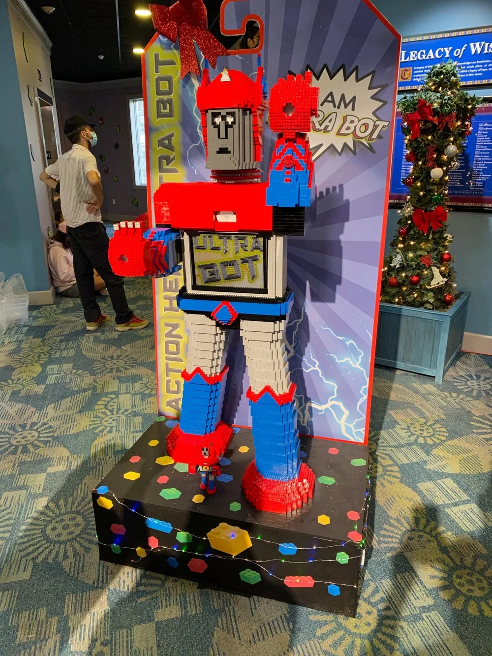  Ultrabot was created on Episode 3 of Buddy vs Christmas by LEGO Masters Contestants - Source: Mel Brown 