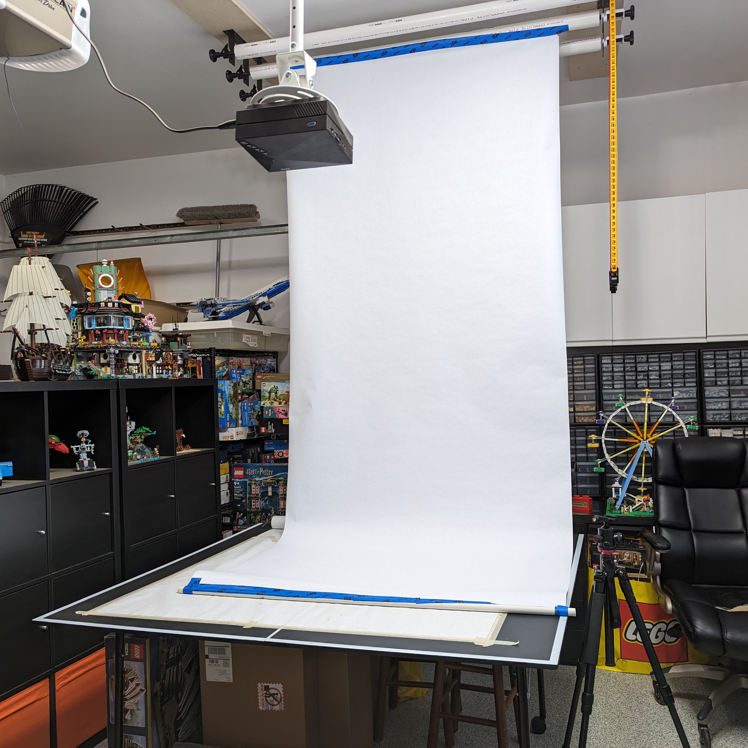 How To Make a Hanging LEGO MOC Photography Backdrop