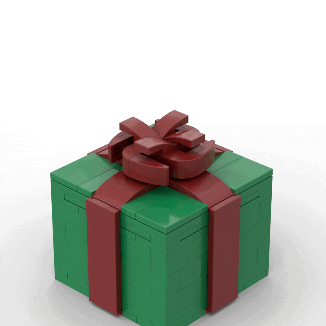 Instructions to Build a LEGO Gift Box