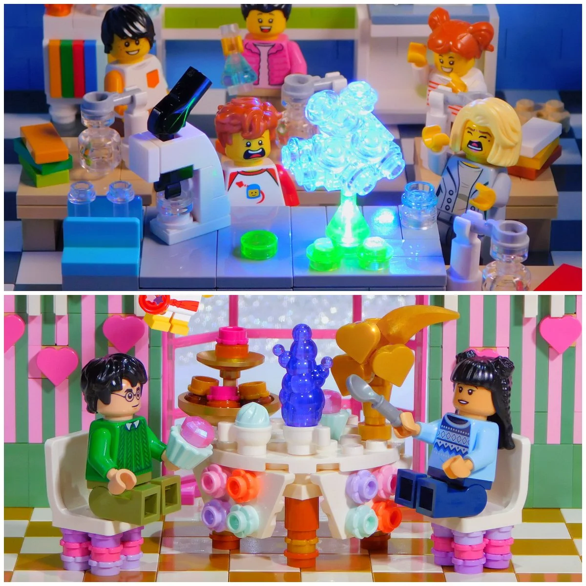 Comparing Custom Creations With Newer LEGO Parts