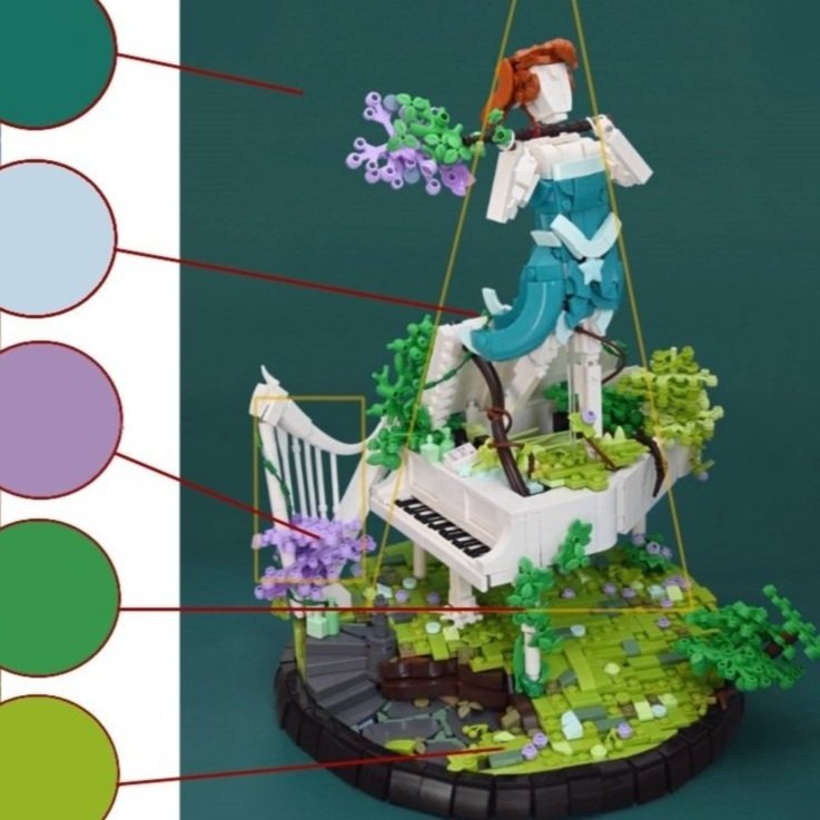The Conversation Piece #5: How to Use Color in LEGO Builds