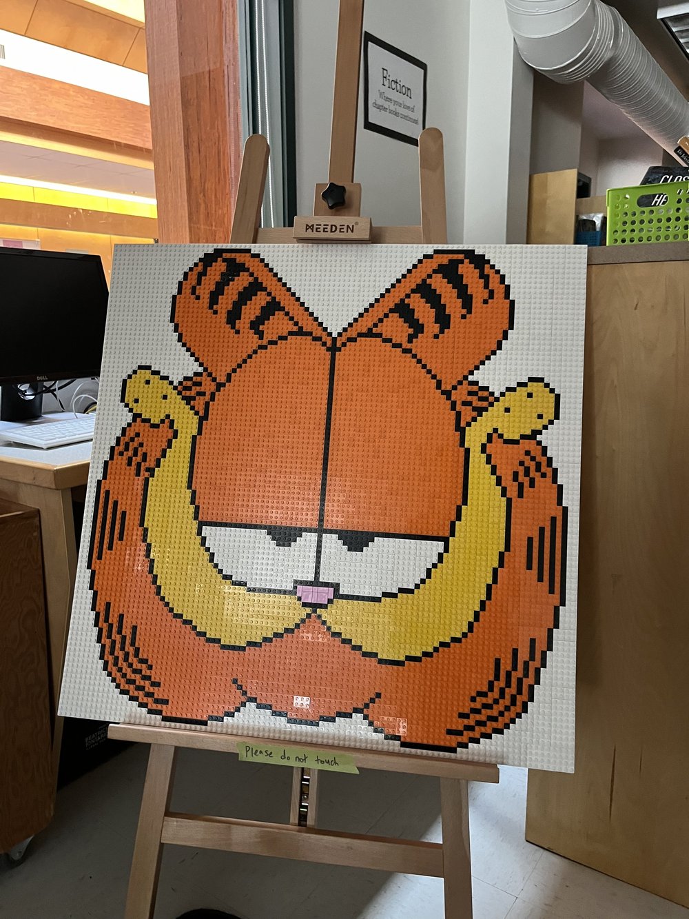 I brought my Garfield MOC to show off at Fun Day