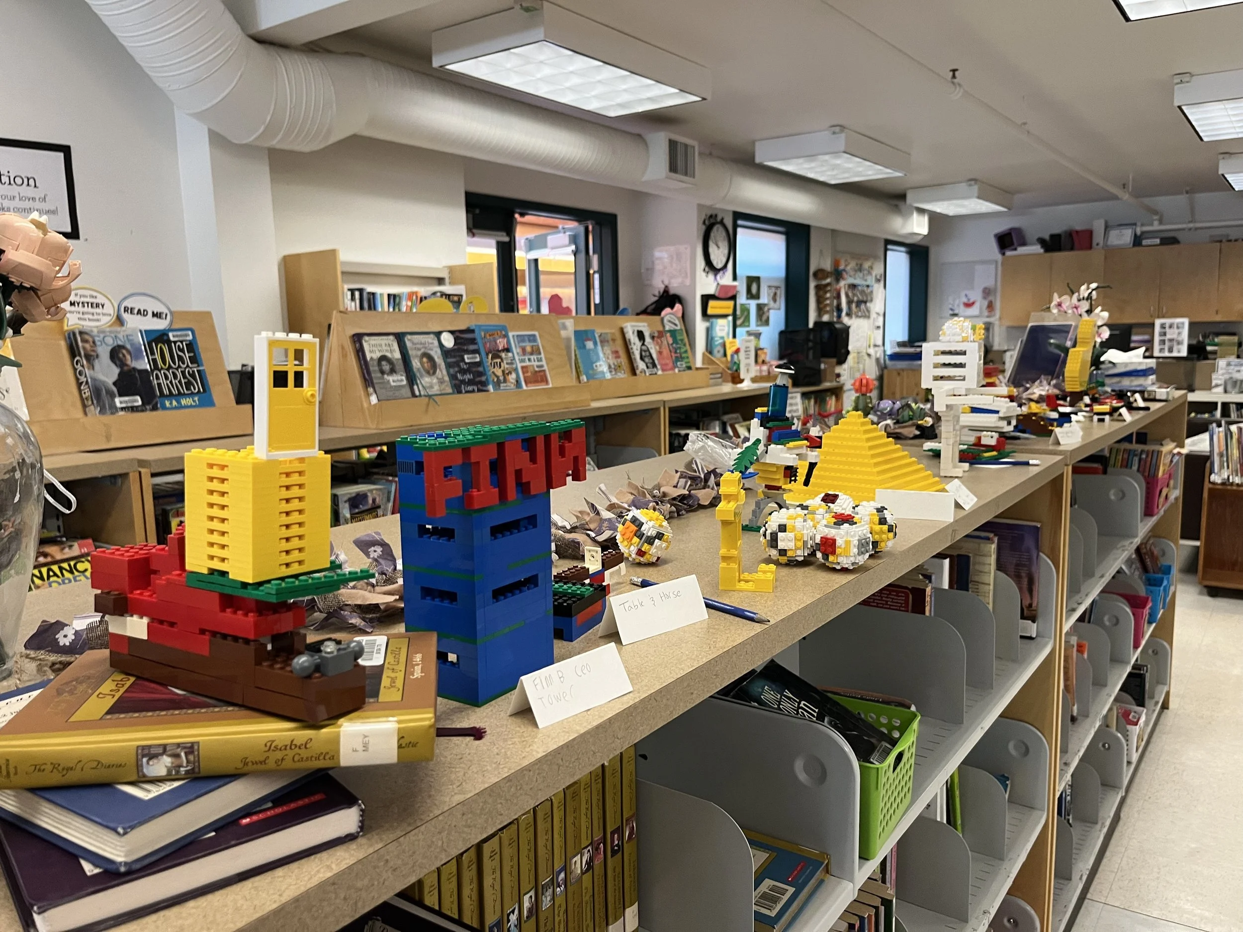 Models the kids made at Fun Day