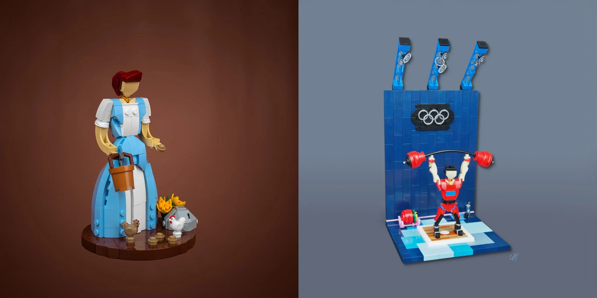  Markus’ Trophy on left, my own “Trophy Scale” creation on right 