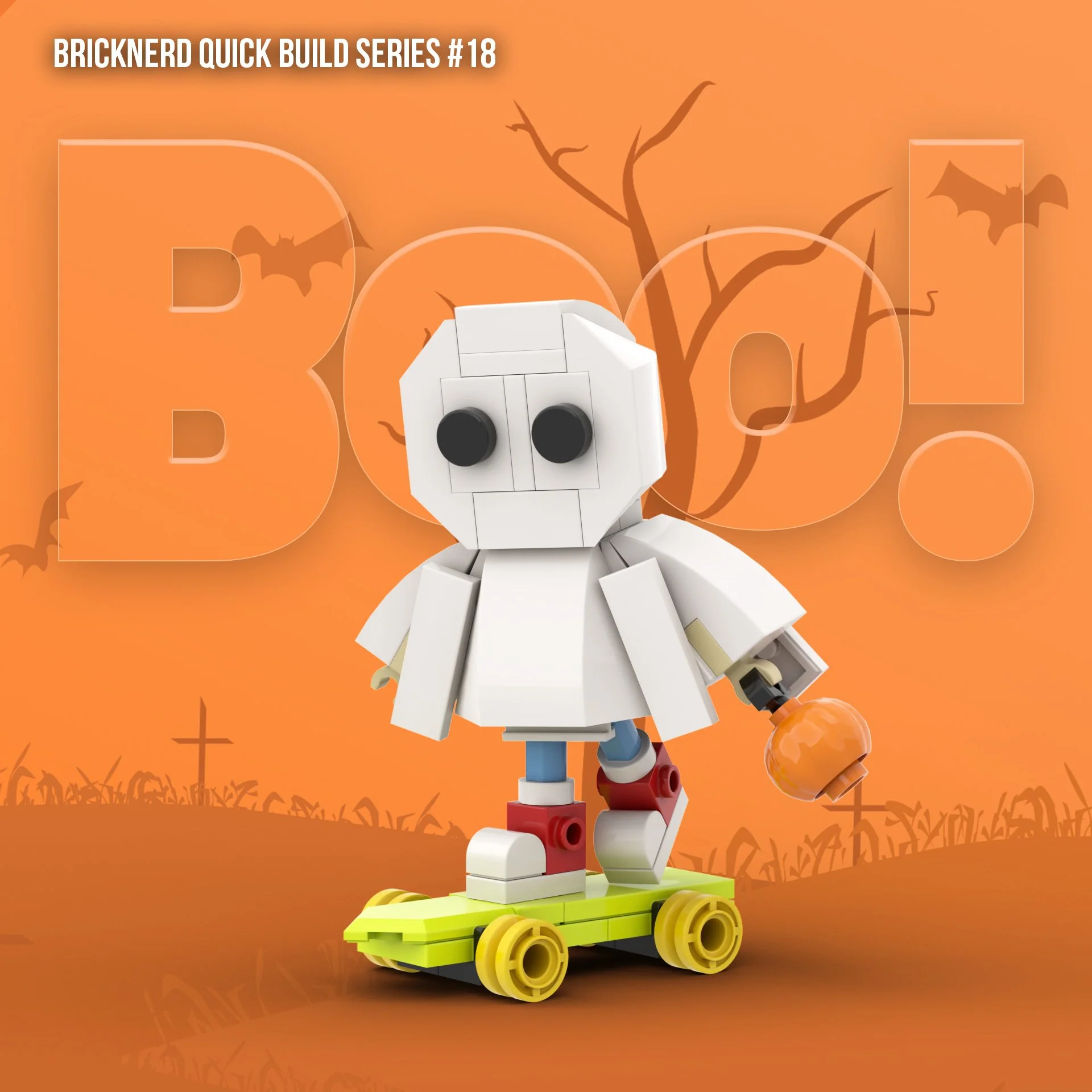 Quick Build #18: A Halloween Ghost Trick-or-Treater