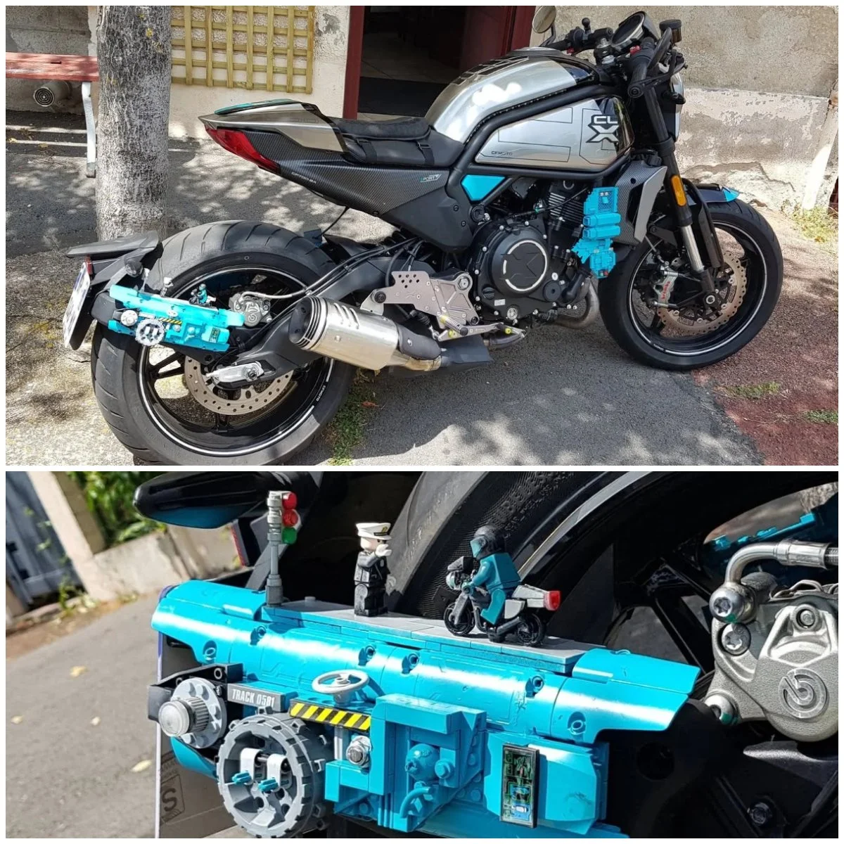 ABS Meets Asphalt: A Motorcycle's LEGO Makeover