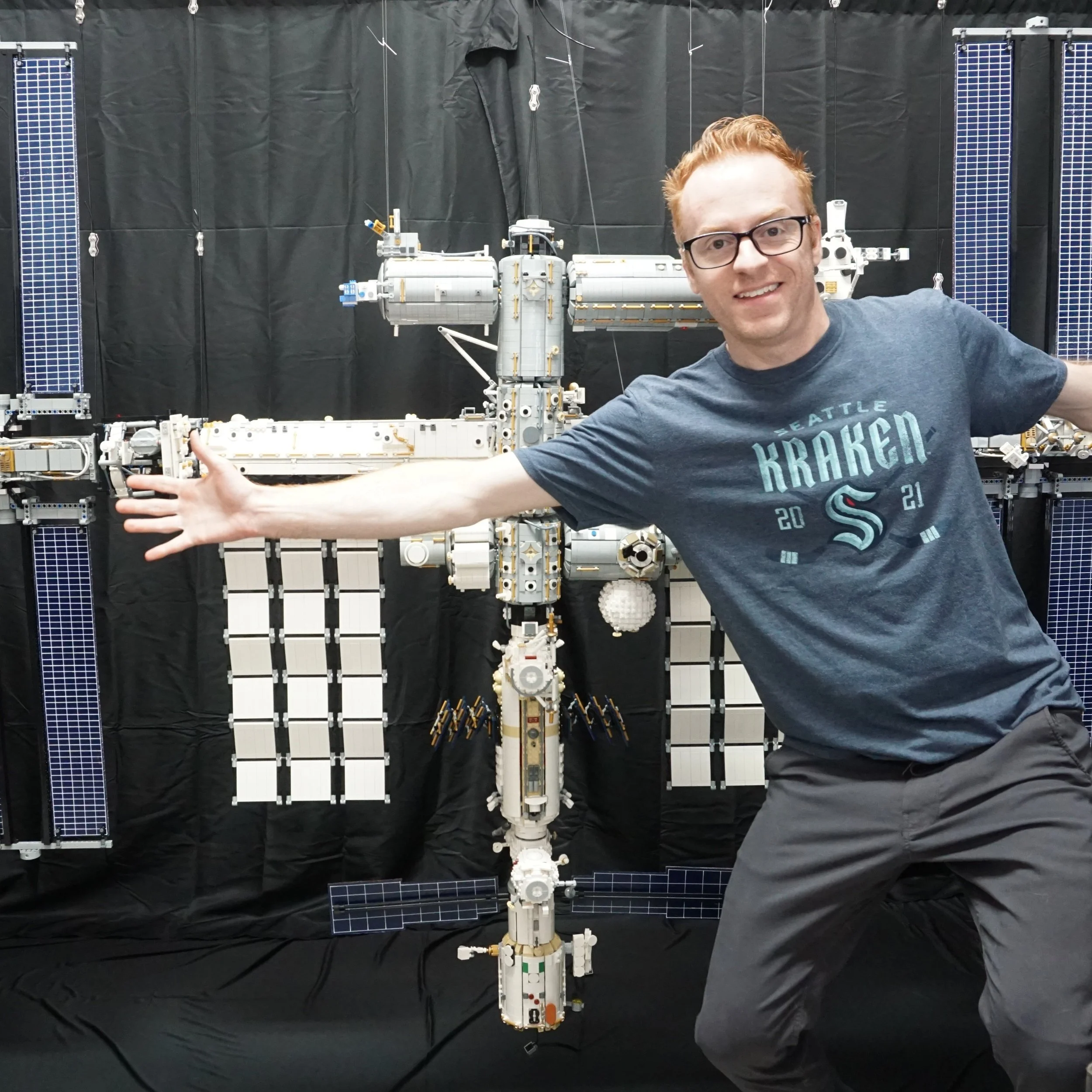How I Got My Barber to BrickCon: Building a Massive Minifig-Scale LEGO International Space Station
