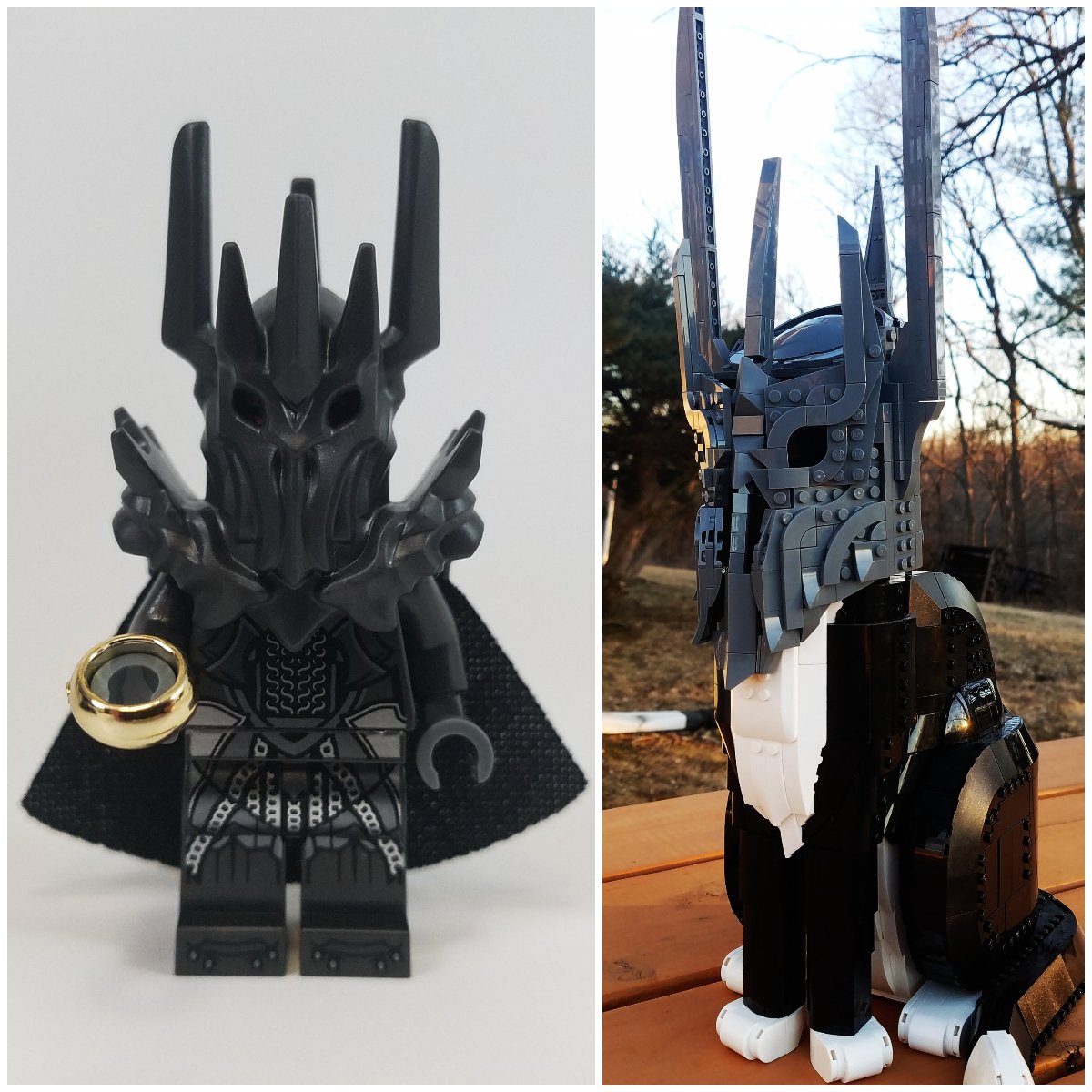 One LEGO Set To Rule Them All: The Menace of Sauron’s Helmet