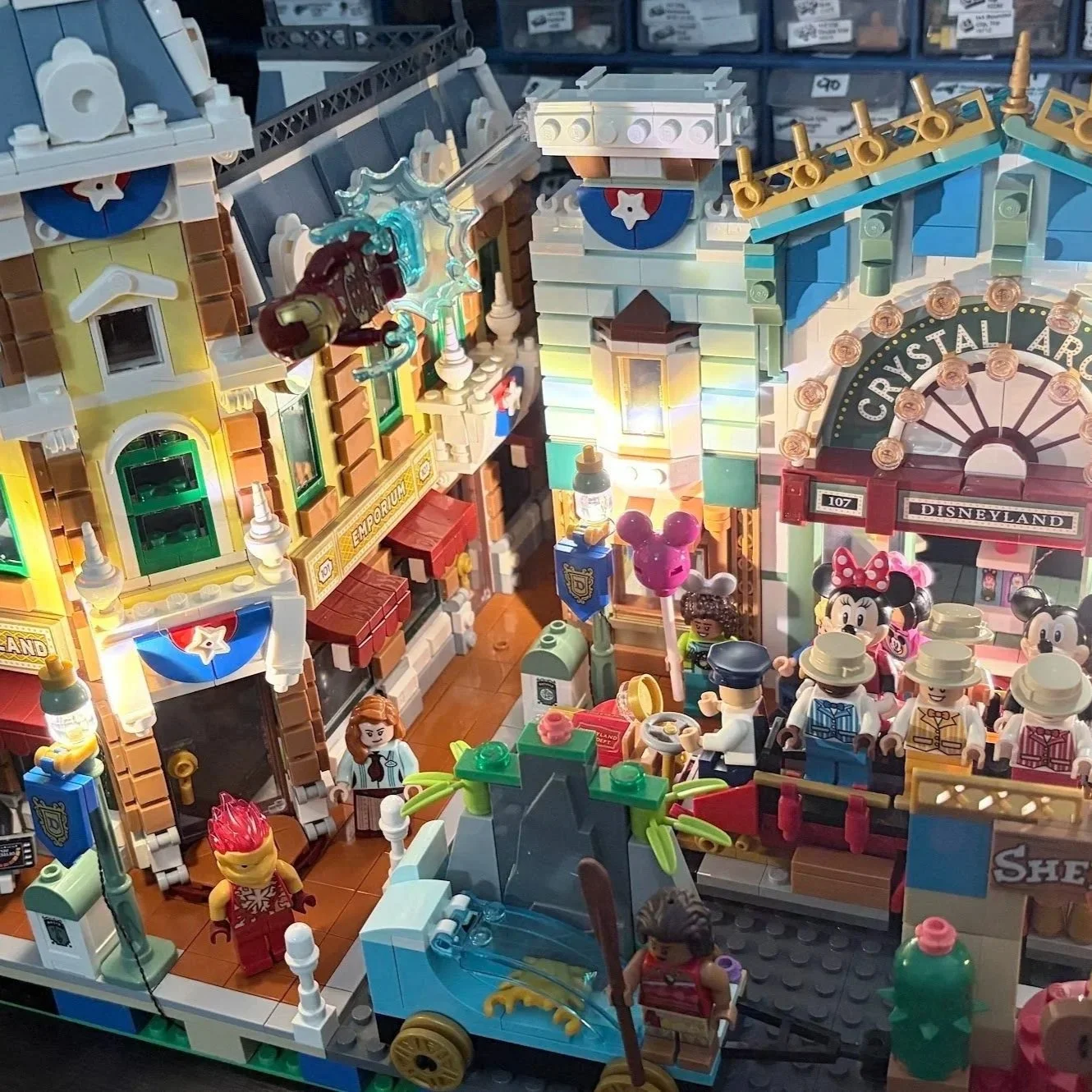 Parade Ready: Adding Lights and a MILS Base to LEGO Disney Main Street, USA