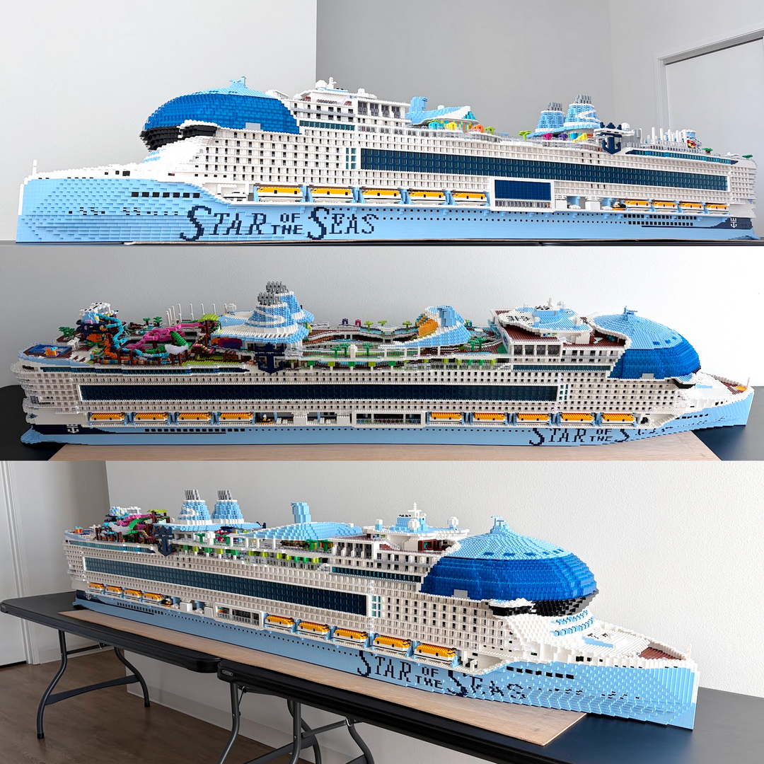 All Hands on Deck: Building (and Taking Apart) Giant LEGO Cruise Ships