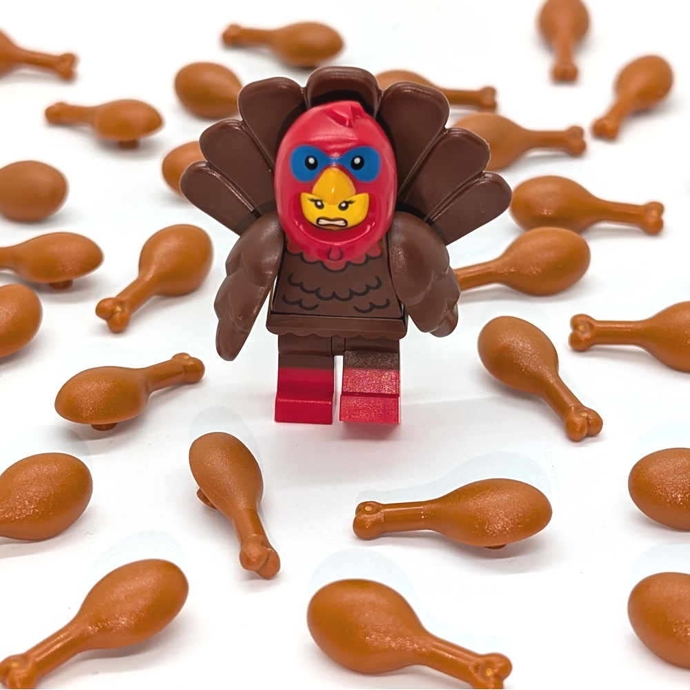 Turkey Trouble! A History of LEGO Gobblers and Drumsticks