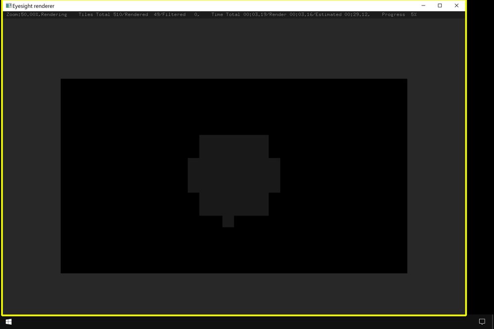 11 Eyesight Render Window