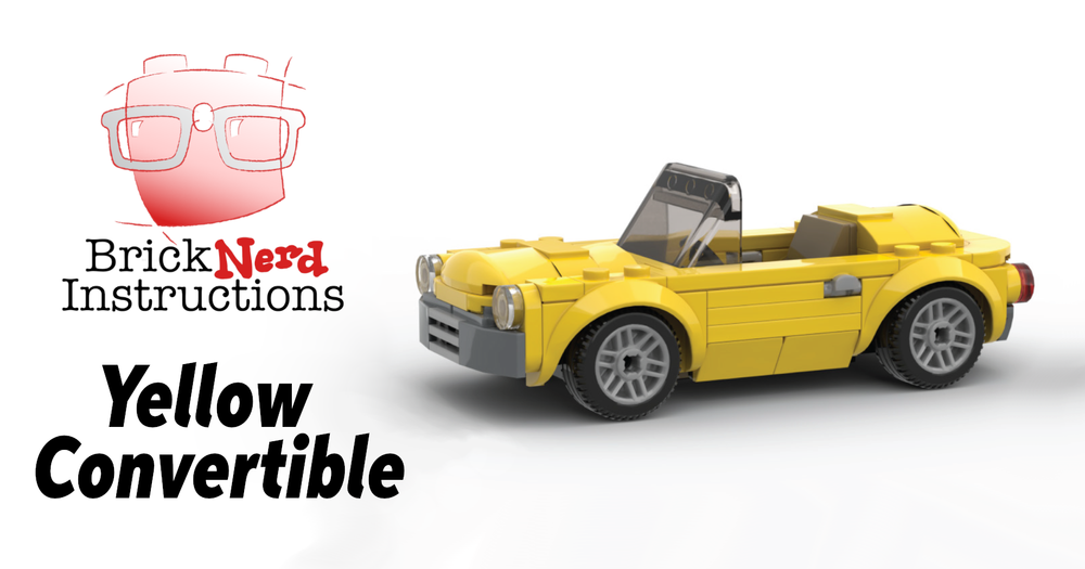 Yellow Convertible Instructions   BrickNerd   Header