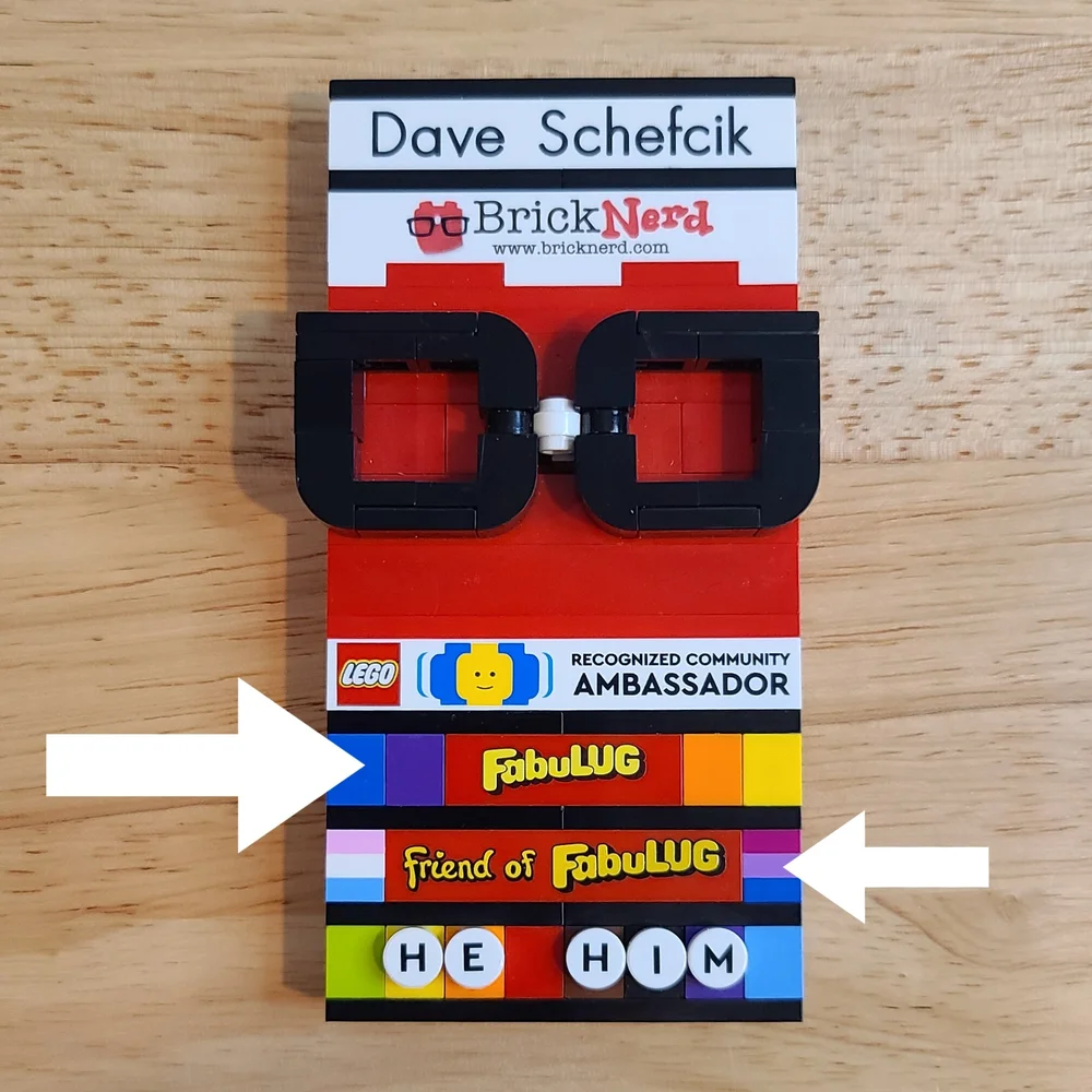 FabuLUG Brick Badge