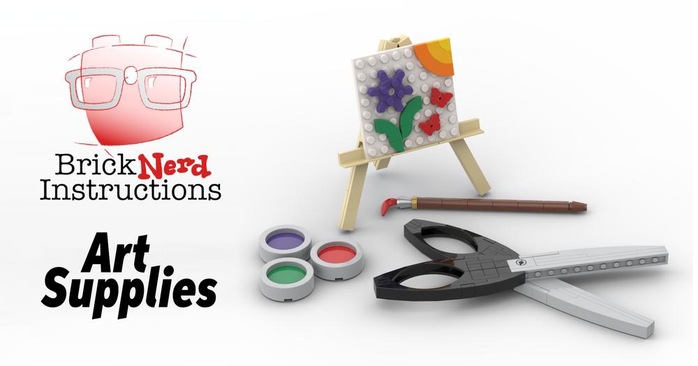 Art Supplies Instructions BrickNerd Header
