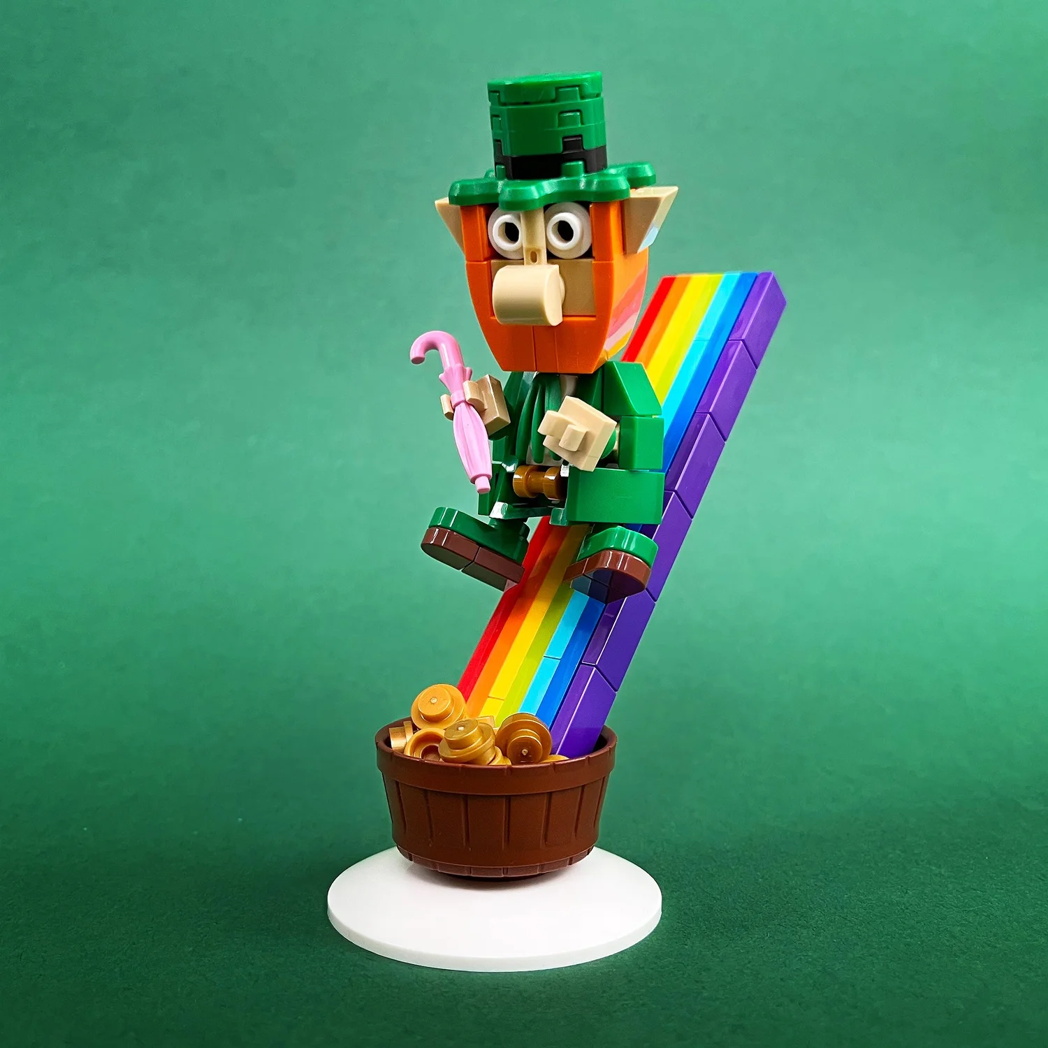 Instructions to Build a LEGO Leprechaun for St Patrick s Day Instructions to Build a LEGO Leprechaun for St Patrick s Day