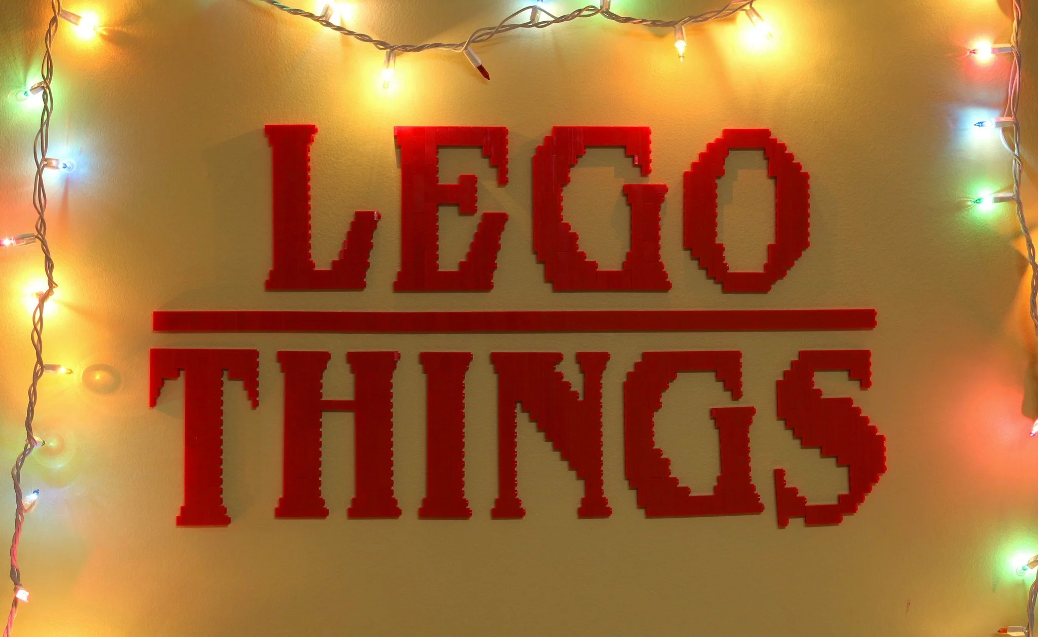 Lego Stranger Things Logo