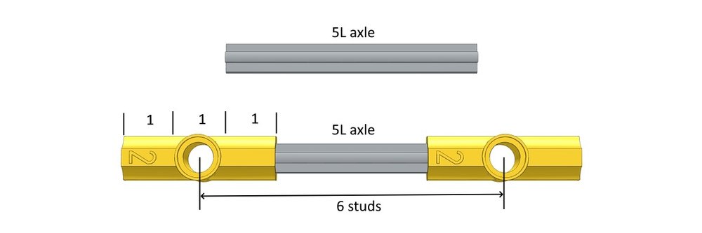 Technic Connector Dimensions