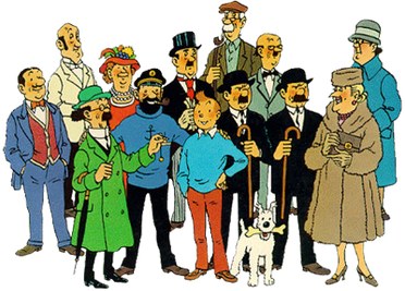 Tintin MainSupportingCharacters