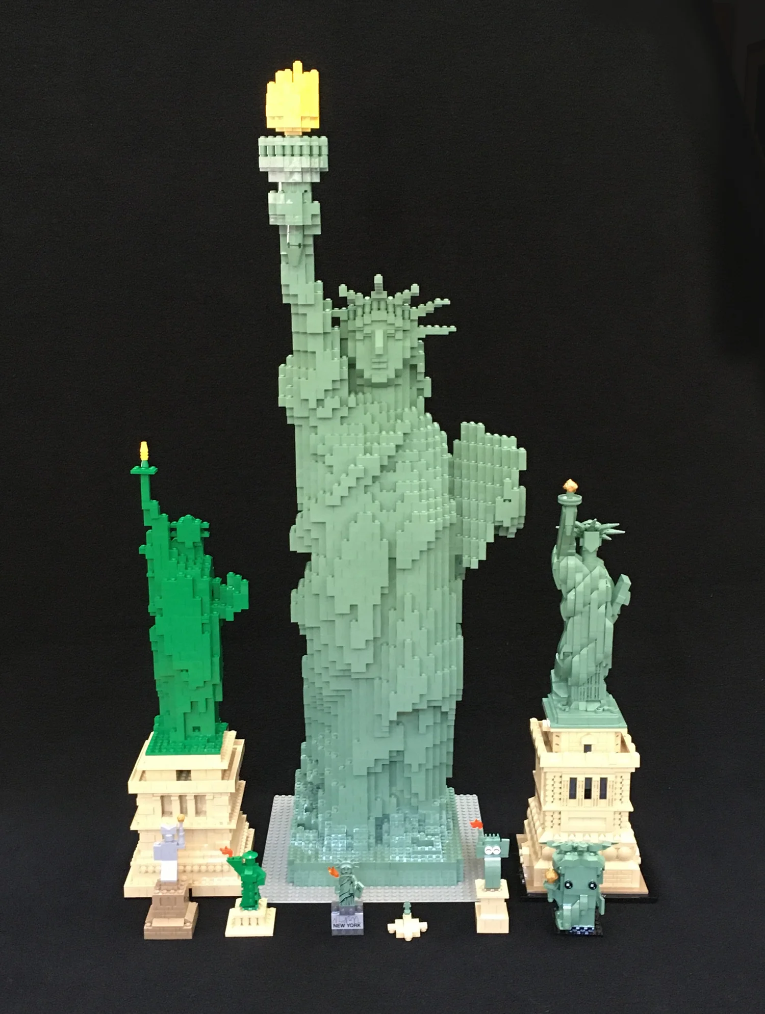 LEGO Liberty The Many Faces of The Statue of Liberty BrickNerd All