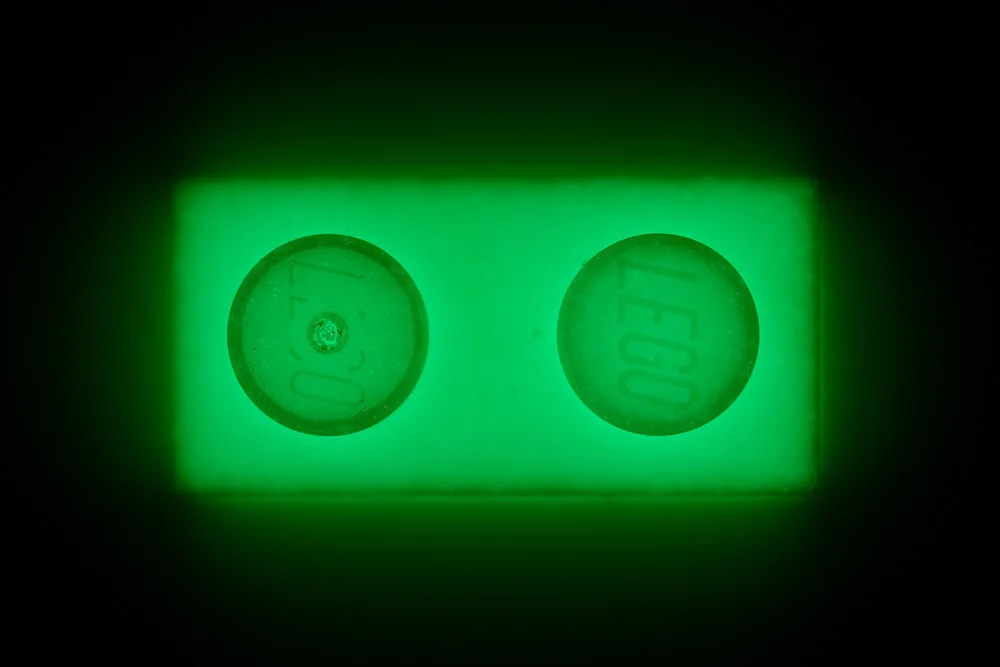 LEGO Macro Photography Glow in the Dark Spooky
