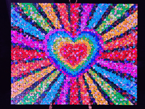 Rainbow Heart   Color Lighting   Dave Schefcik