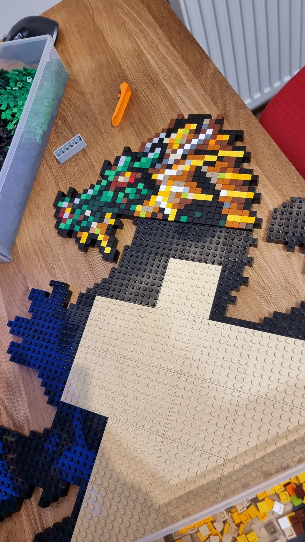 Dragon Mosaic WIP