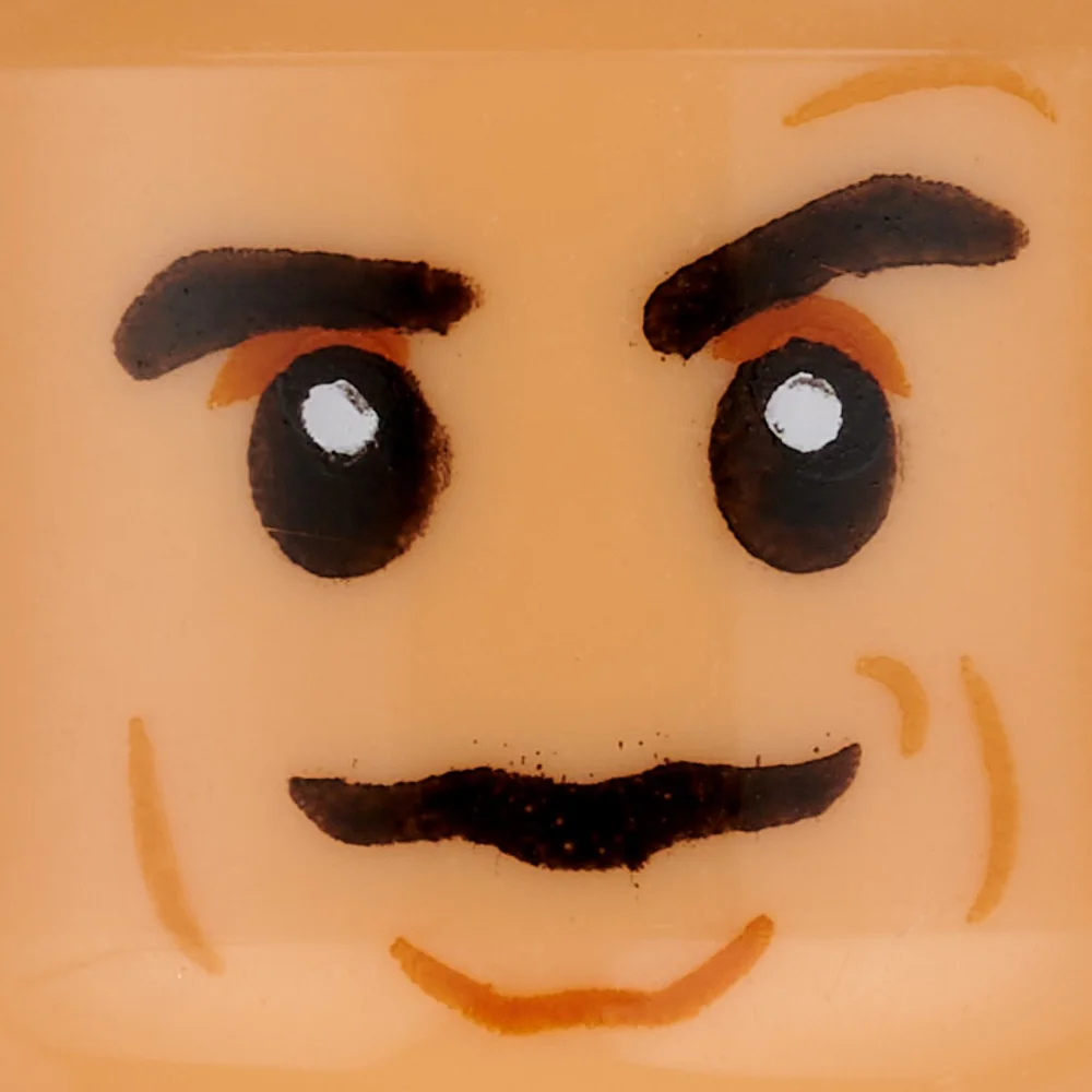 LEGO Macro Photography Minifigure Head Close Up