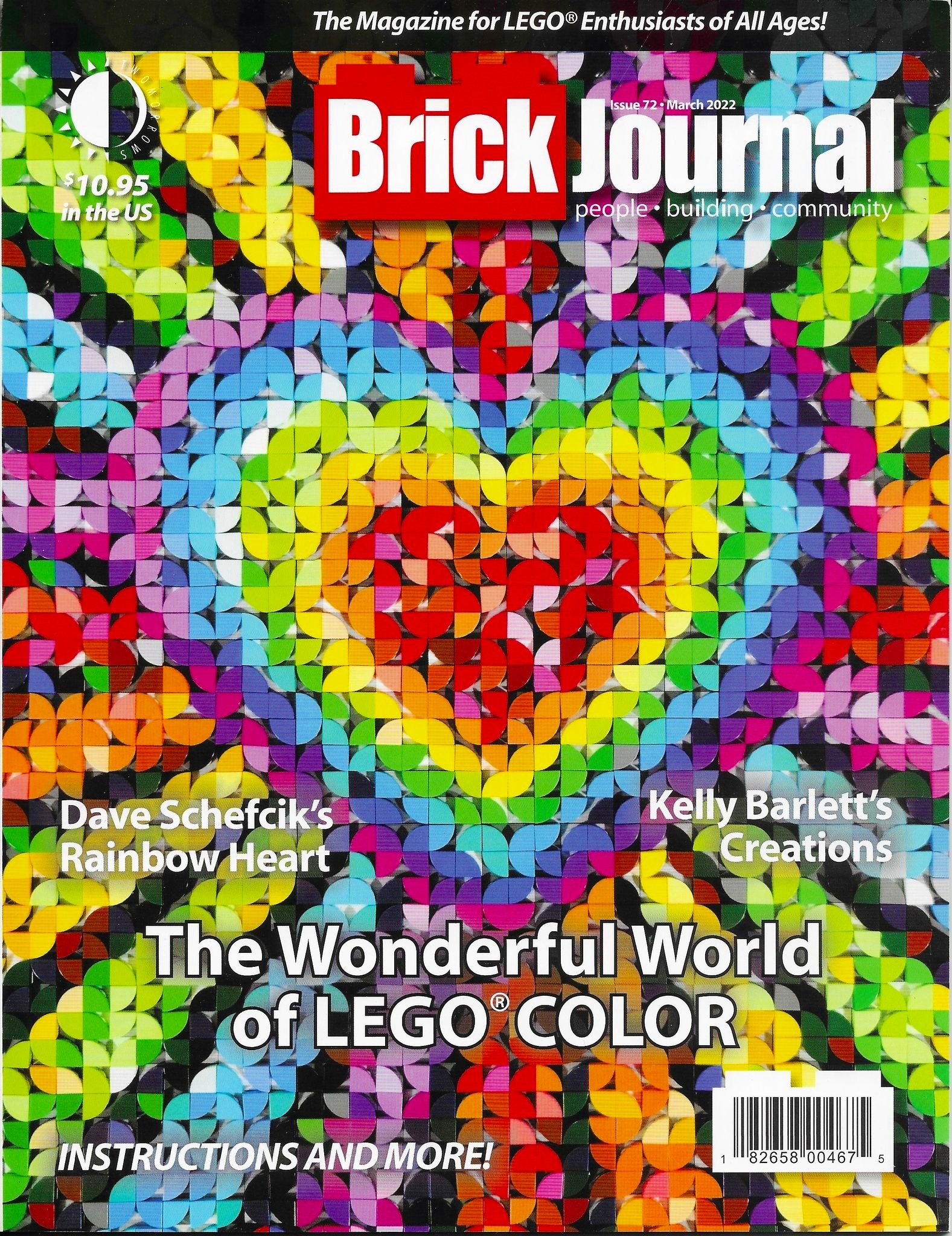 tidsplan århundrede Gud Rainbow Heart: A LEGO Mosaic Pulsing with Color - BrickNerd - All things  LEGO and the LEGO fan community