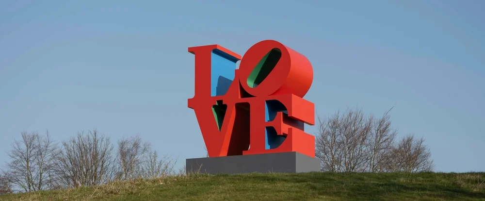 Robert Indiana LOVE Red Blue Green