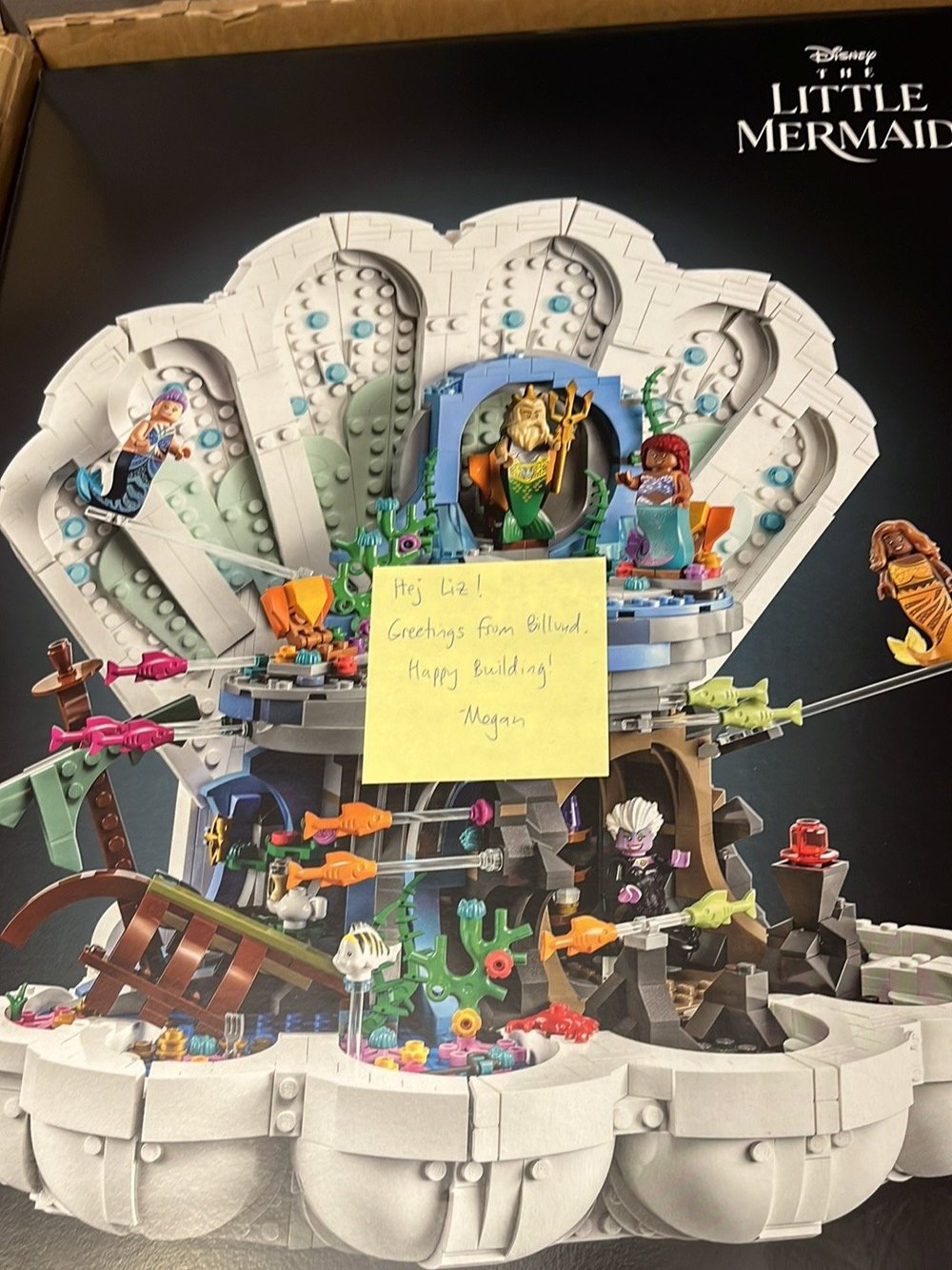 LEGO 43255 LIttle Mermaid Clamshell BrickNerd %282%29
