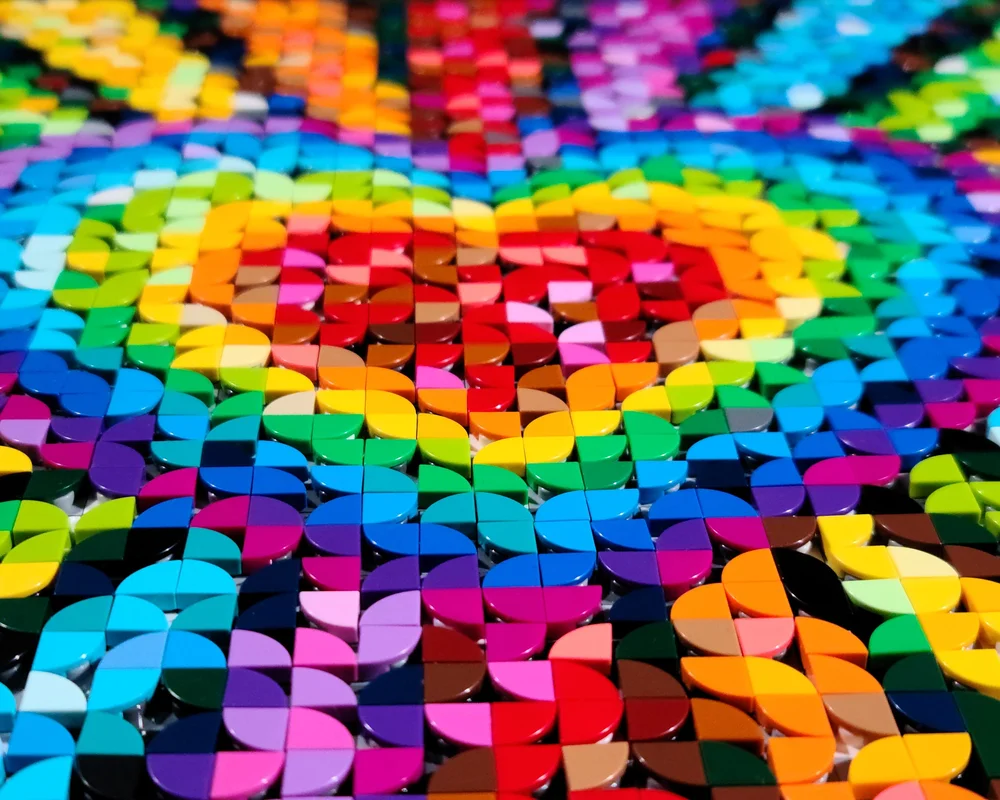 23. Rainbow Heart V2   Closeup