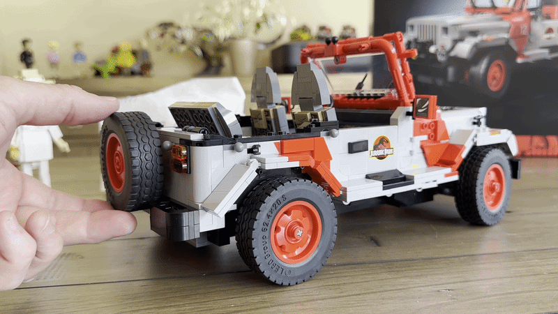 LEGO Jurassic Park Jeep Steering   BrickNerd