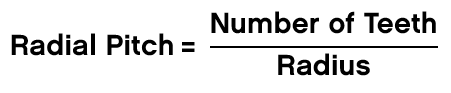 Radial Pitch Formula